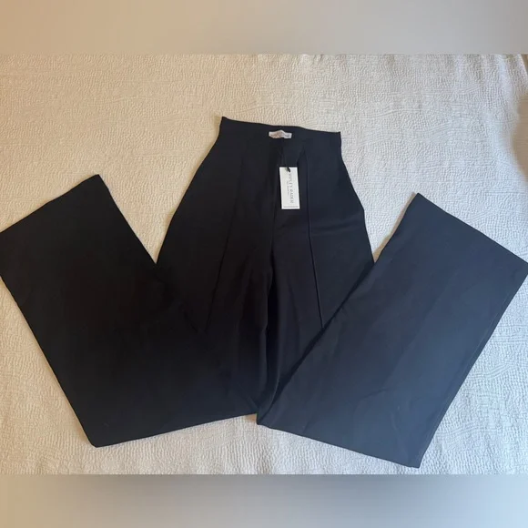 Ripley Rader Black Ponte Knit Wide Leg Pant Size 2 (4-6) - Picture 3 of 7